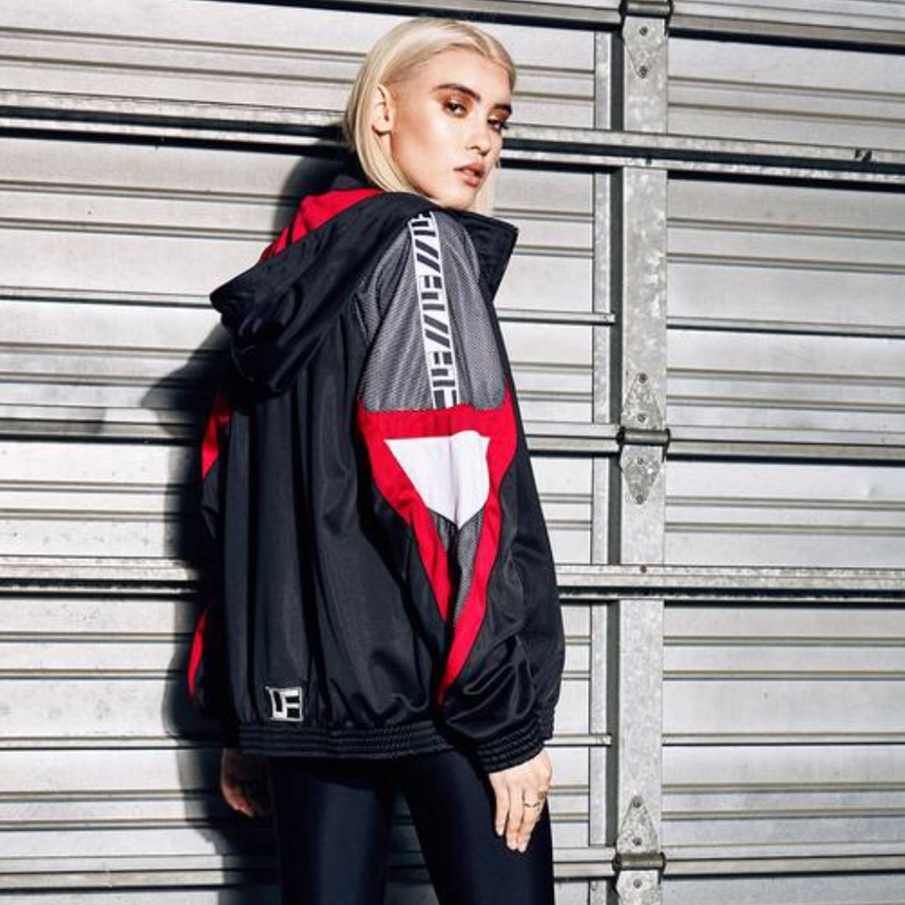 LF THE BRAND DIAGONAL COLORBLOCK JACKET
